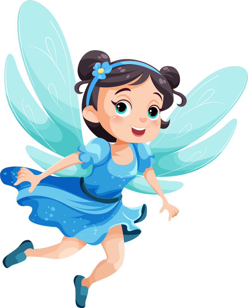 Beautiful Fairy Cartoon Character