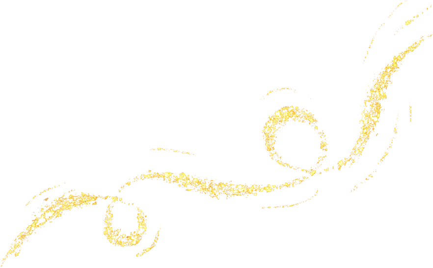 gold glitter line art