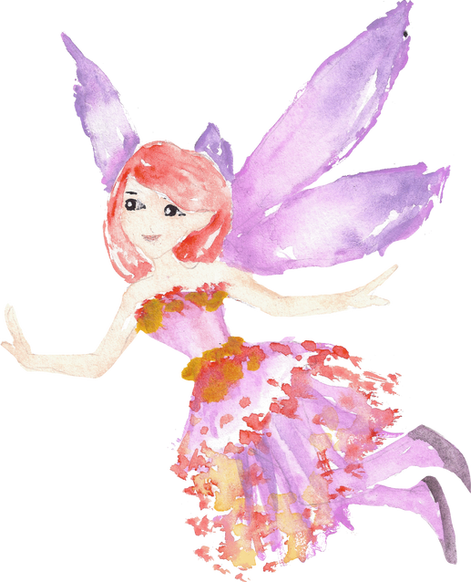 fairy aesthetic watercolor